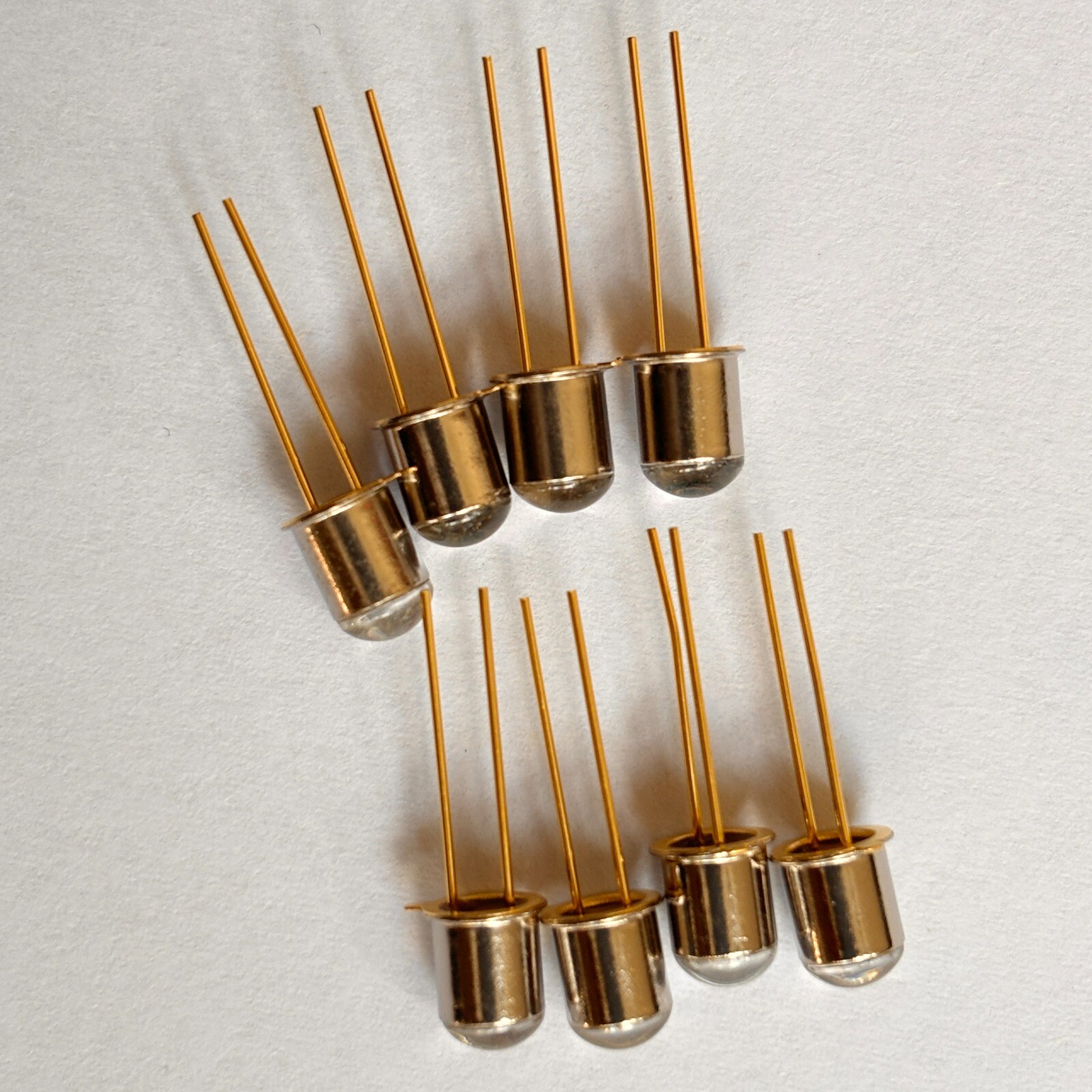 10pcs TO46 TO18 Metal-Glass 365nm-500nm UV Blue LED Diode for meansurement