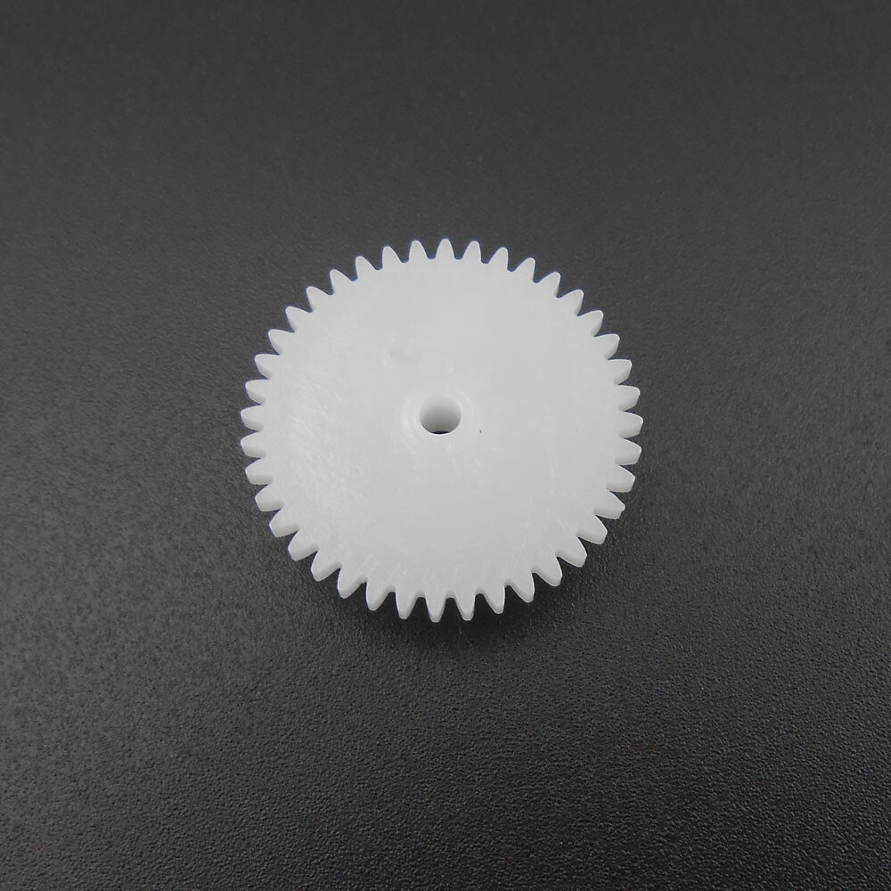 50Pcs X 0.5M Plastic Spindle Double Gear Bilayer 40T +10T Bore 2MM 2.05MM 40102B
