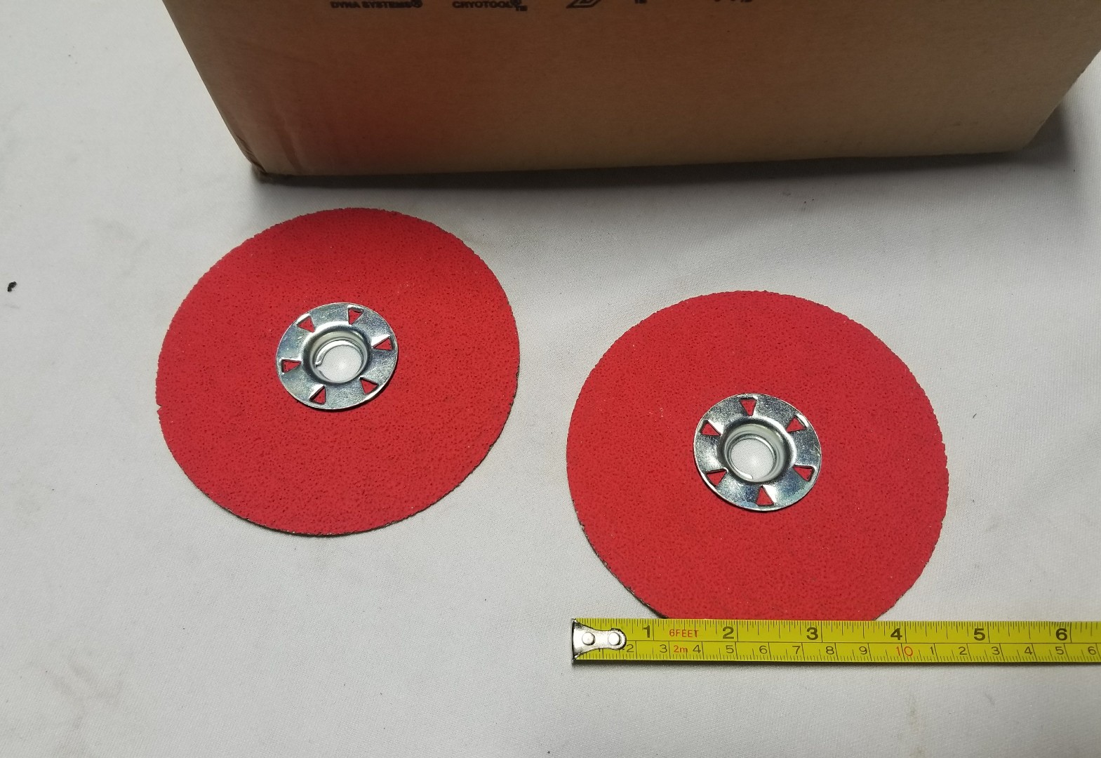 Box of 100pcs Partsmaster, P12050A1 Disc, Red 5, 36 Grit, SKBAWA-B005