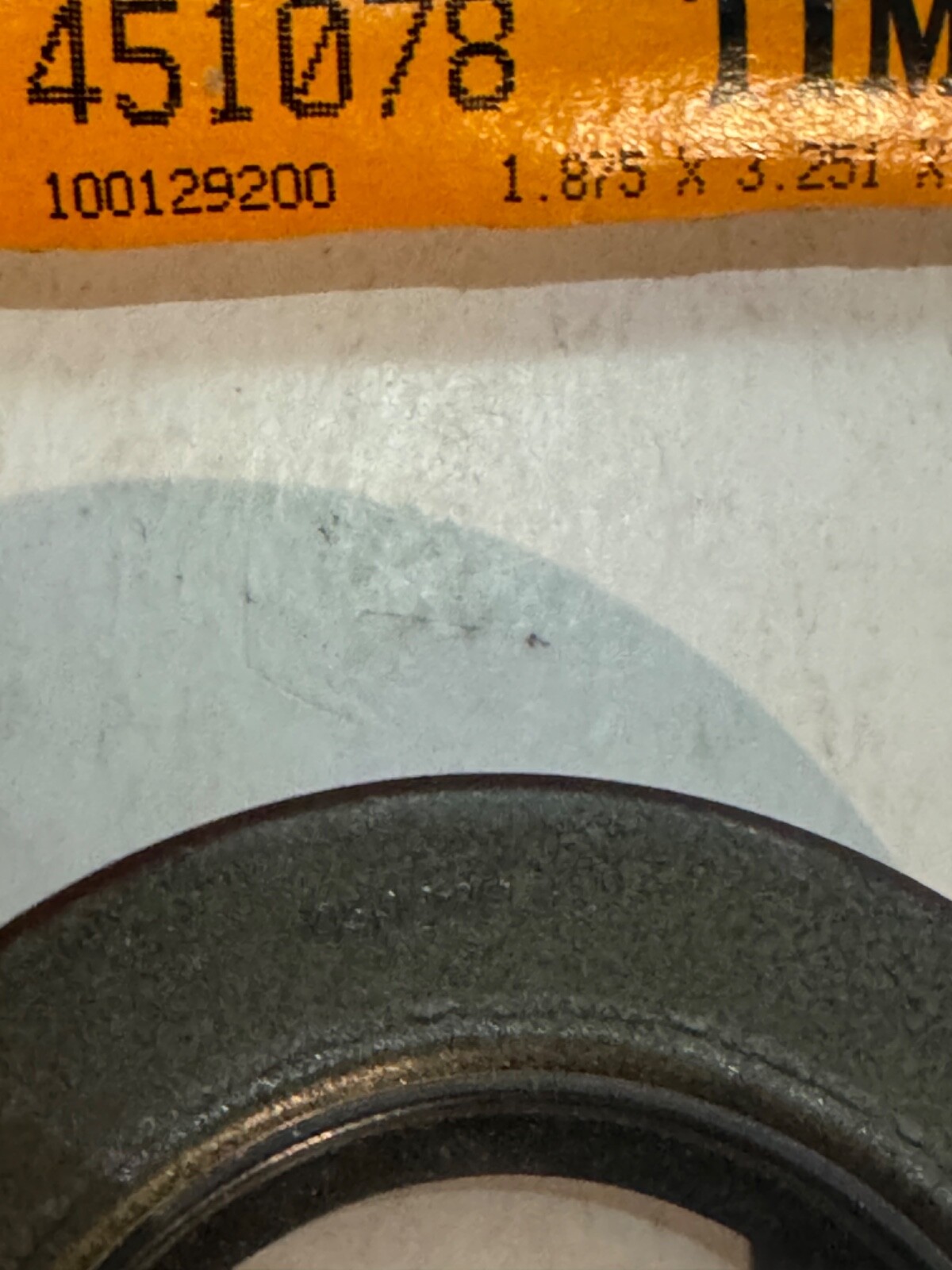 Timken National Seals 451078 Nitrile Oil Seal – Solid, 1.875 in Shaft Dia