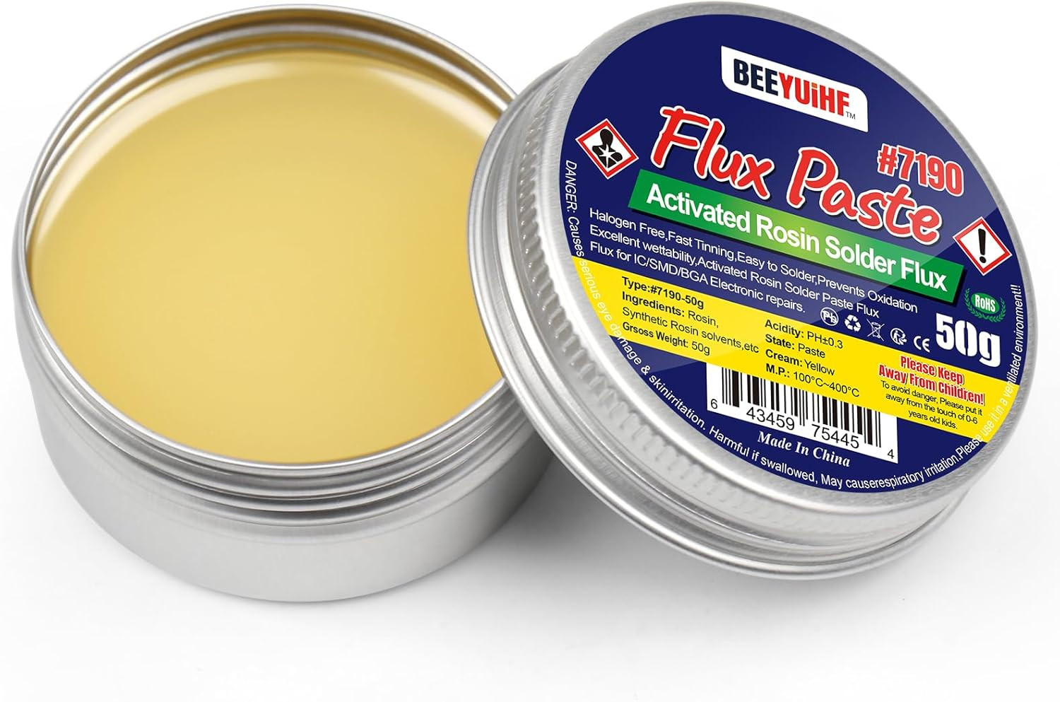 Rosin Solder Flux Paste, Flux for Soldering for SMD BGA LED PCB IC CPU Electroni