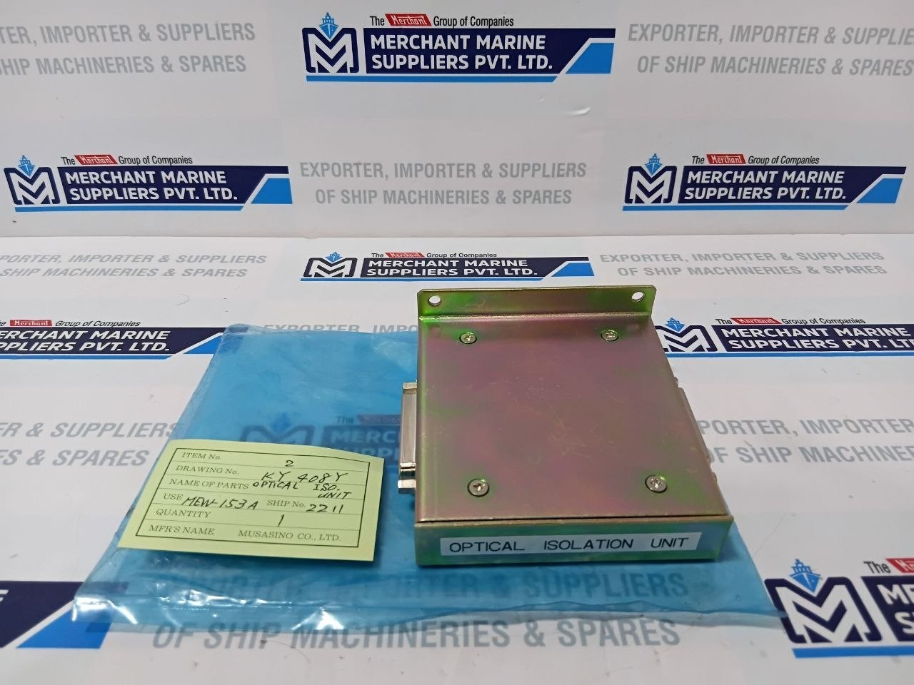 Optical Isolation Unit Input – Output RS232C