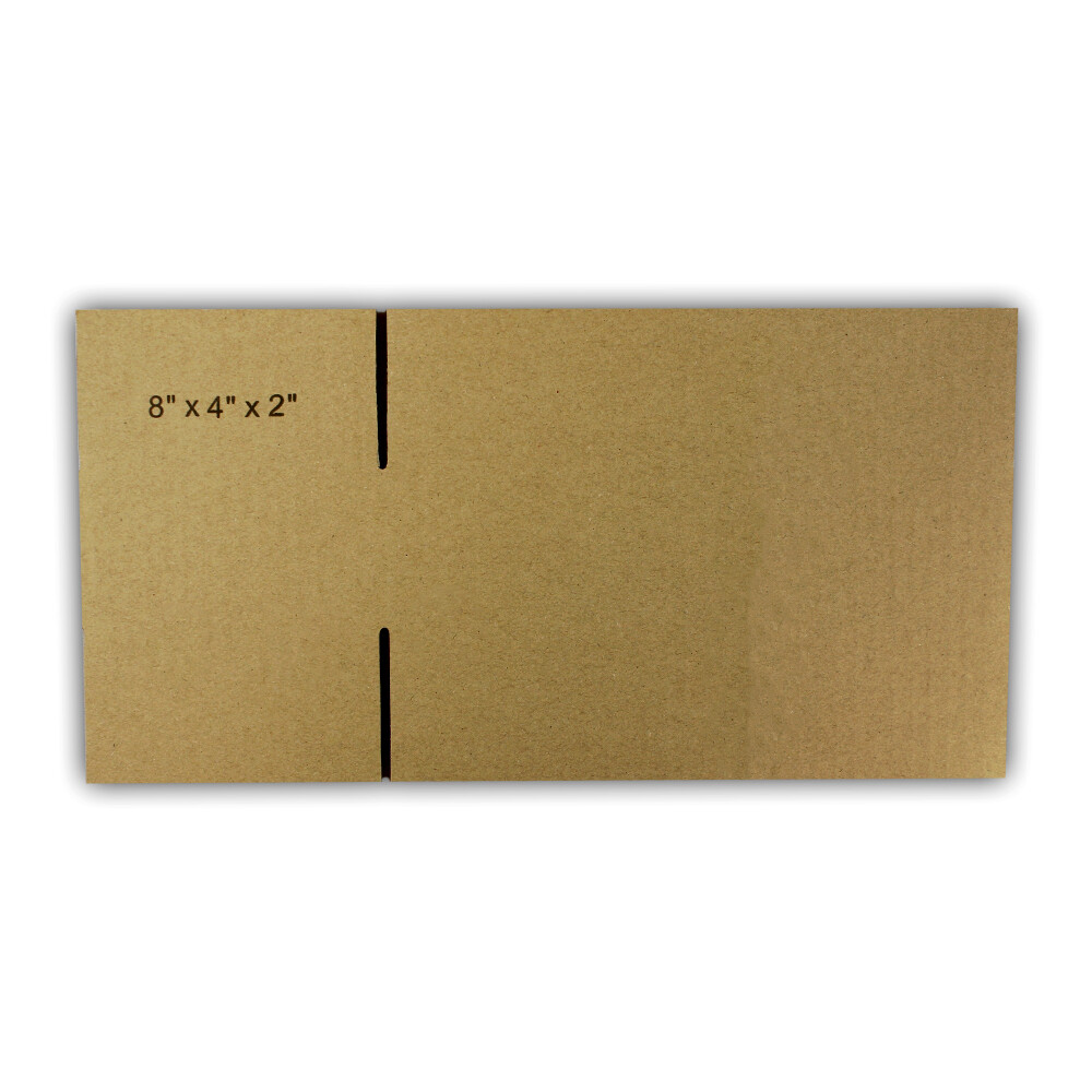45 8x4x2 “EcoSwift” Brand Cardboard Box Packing Mailing Shipping Corrugated