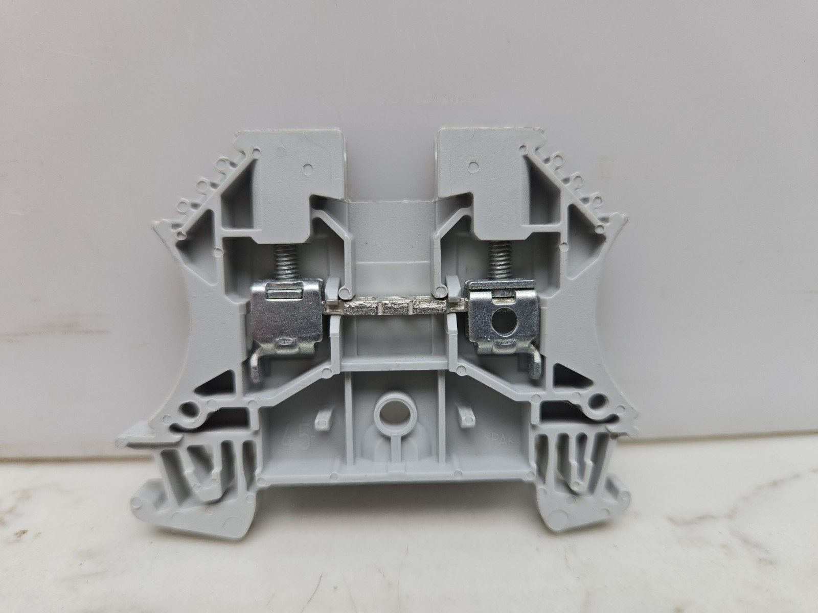 105 Allen Bradley 1492-J4 Feed-Through Terminal Block Gray 4mm Sq Lot of 105