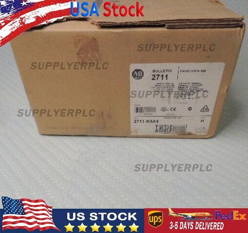 Surplus AB 2711-K5A5 /H PanelView 550 Mono Key RS-232 (DH-485) FRN 4.41