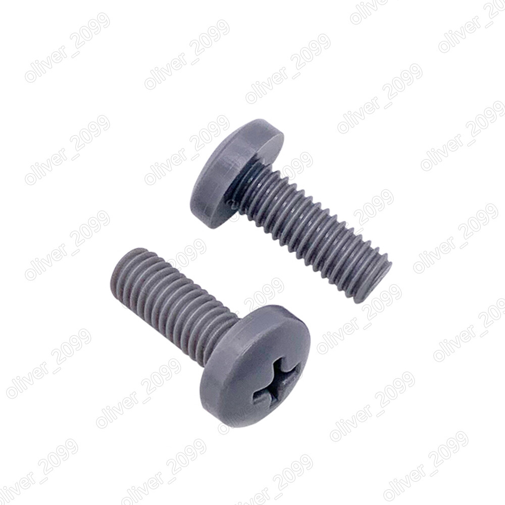 M3 M4 M5 M6 M8 M10 Gray Nylon Plastic Phillips Cross Pan Head Machine Screws