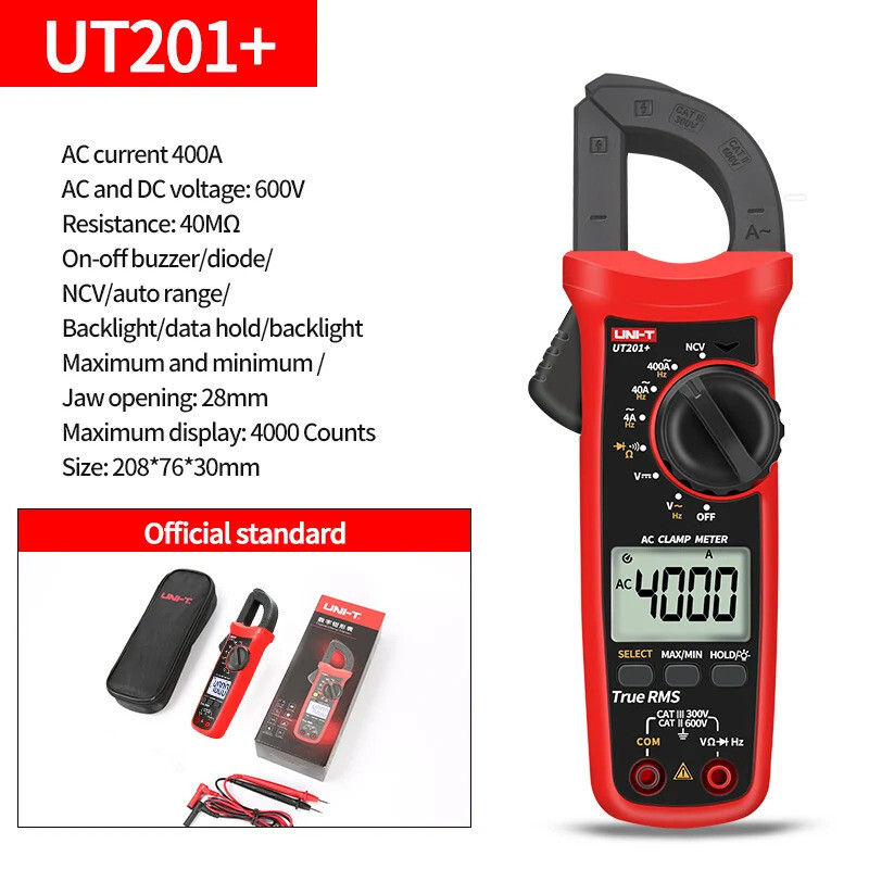Clamp Meter Digital Tester Professional Voltmeter Pliers Ammeter Electric Tester