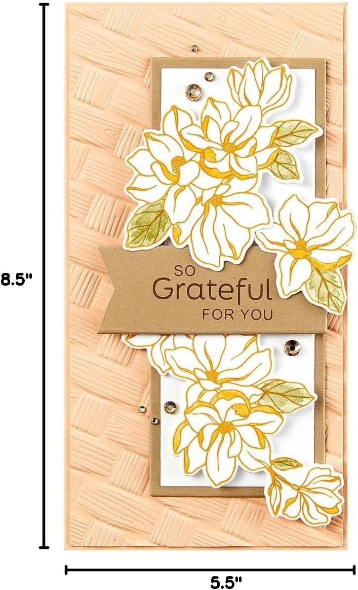E3D-080 Woven 3D Embossing Folder from the Spring Sampler Collection by Simony