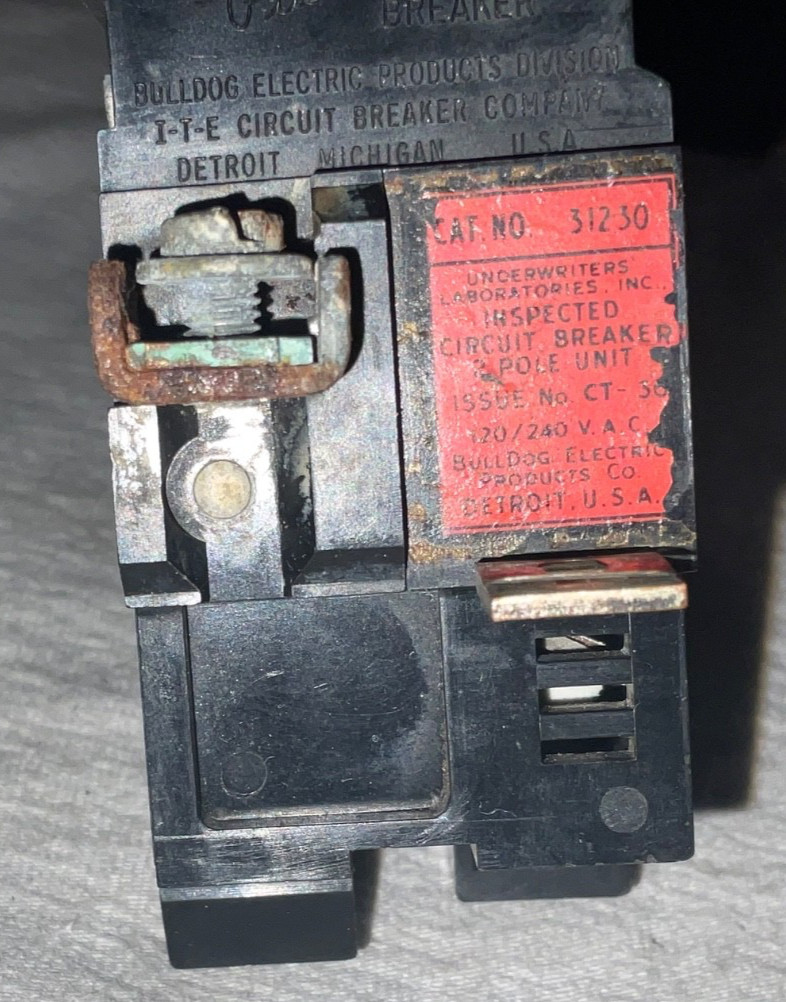 Pushmatic Bulldog 31230 Circuit Breaker 2P 30A 120/240VAC Electrical P230 READ