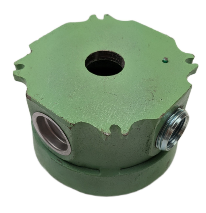 Hubbell FB2546 Flush 1-Gang Concrete Floor Box Round Cast Iron Electrical