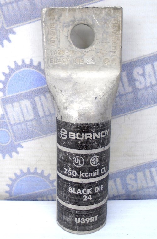 BURNDY – YA39N – COMPRESSION HYLUG -750kcmil LONG BARREL 600V 35kA Tin Over CU