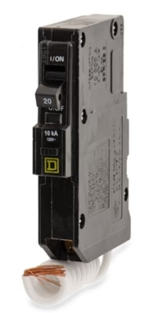 Square D QO120EPD Equipment Protection Ground Fault Device, 1 Pole 20A