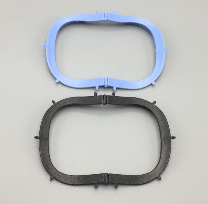 Dental Foldable Bracket Frame Plastic Rubber Dam Sheet Frames Oral Barrier Tool