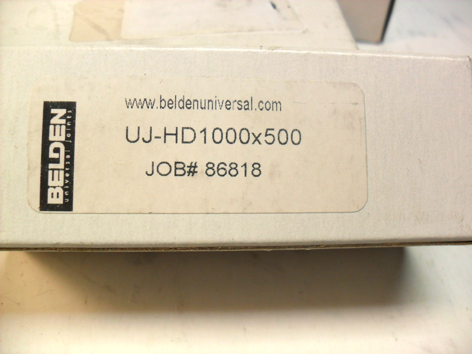 BELDEN UJ-HD1000X500 – Universal Joint,1000 RPM, Steel 806V46 – New in Box