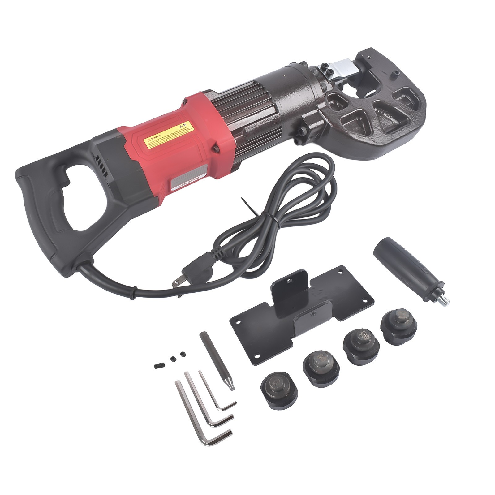 22T Heavy Duty Hydraulic Hole Punch for Metal w/5 Dies – φ6.5+φ9+φ13+φ17+φ20.5mm