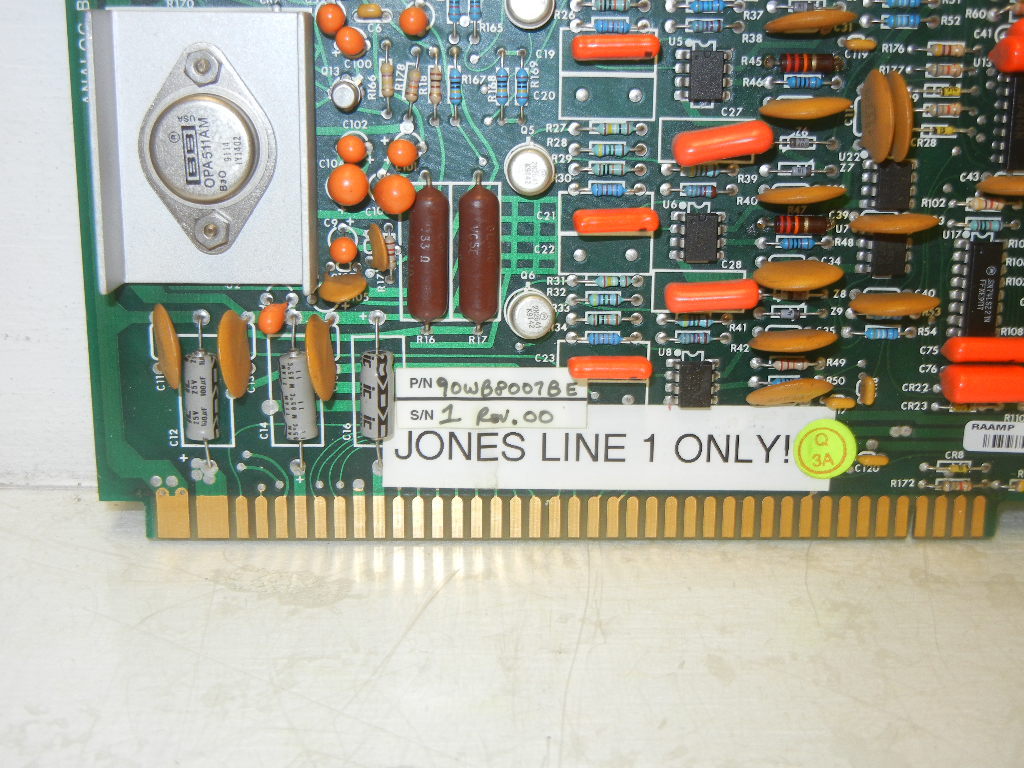 TRIANGLE PACKAGE MACHINERY 90WB8007BE USED ANALOG BOARD 1 90WB8007BE