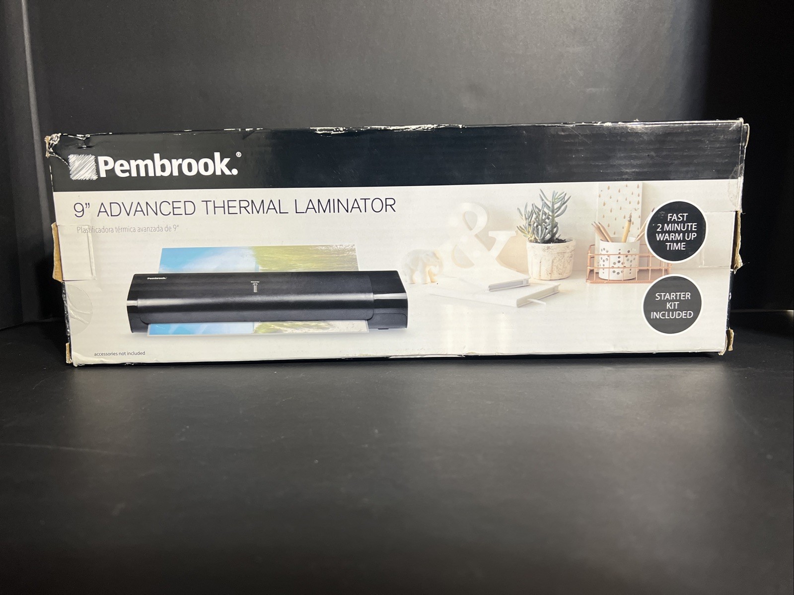 NEW/OPEN BOX PEMBROOK 9″ ADVANCED THERMAL LAMINATOR-FAST 2 MINUTE WARM UP TIME