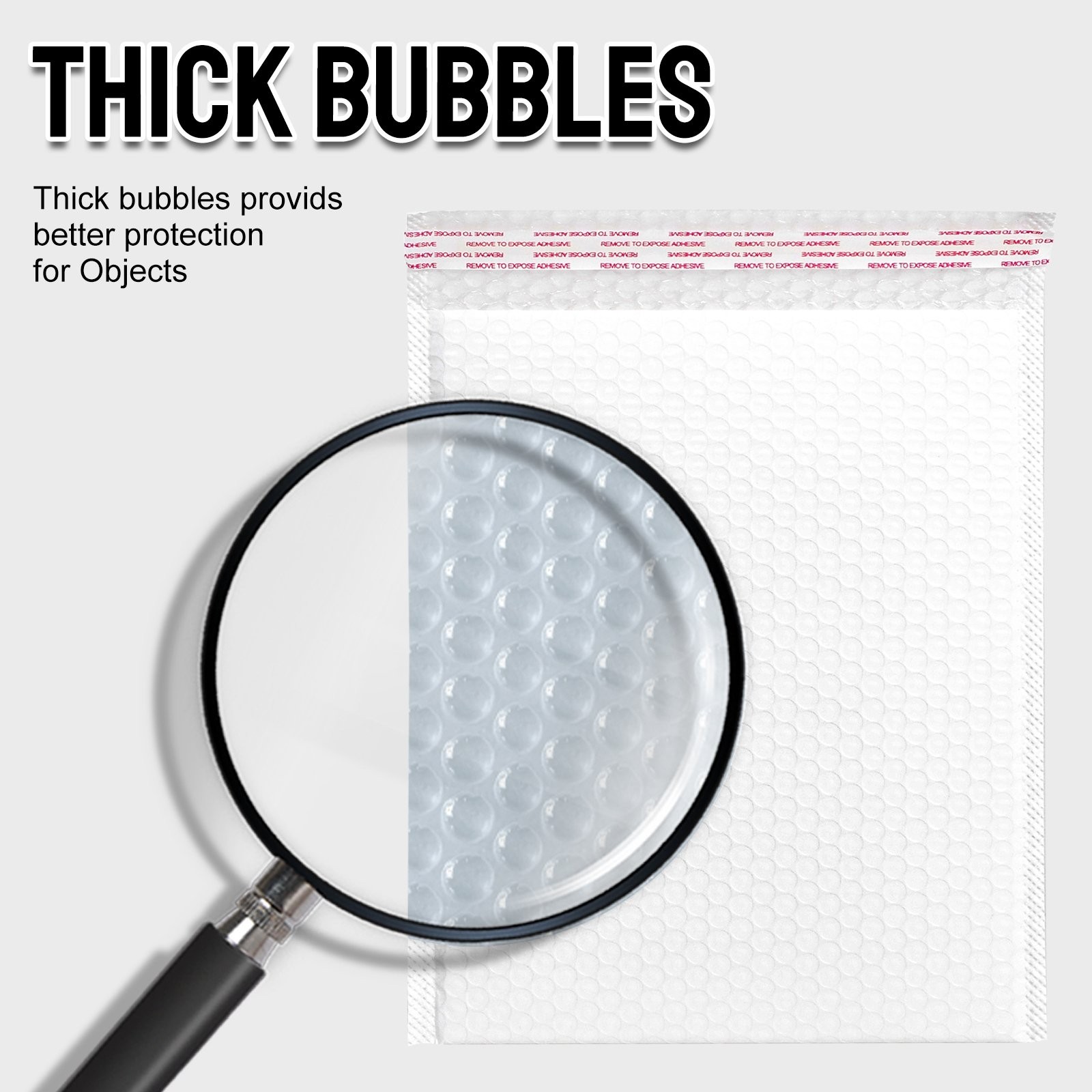Poly Bubble Mailers 7.09*10.63″/9.84*13.39″/7.87*11.42″ Tough Dimple Design Bag