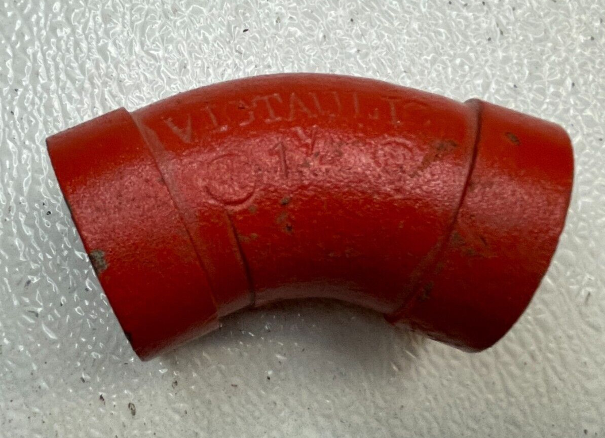 1-1/2″ 45° Elbow Grooved End IPS Pipe Fitting Fits Steel Pipe Size (1.90″ OD)
