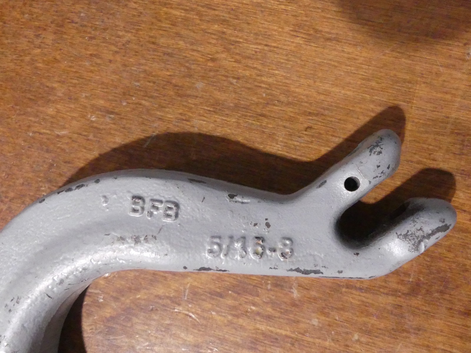 Lot of 4 Crosby 100 Grade 5/16-8 Alloy Hook