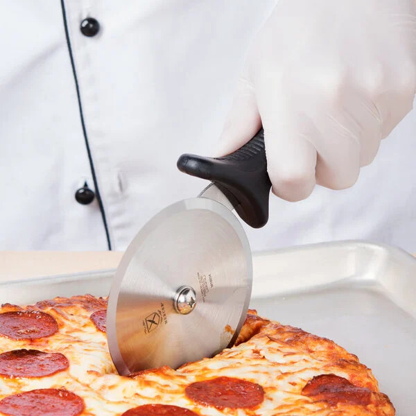 Mercer Culinary 4″ High Carbon Steel Pizza Cutter (choose color below)