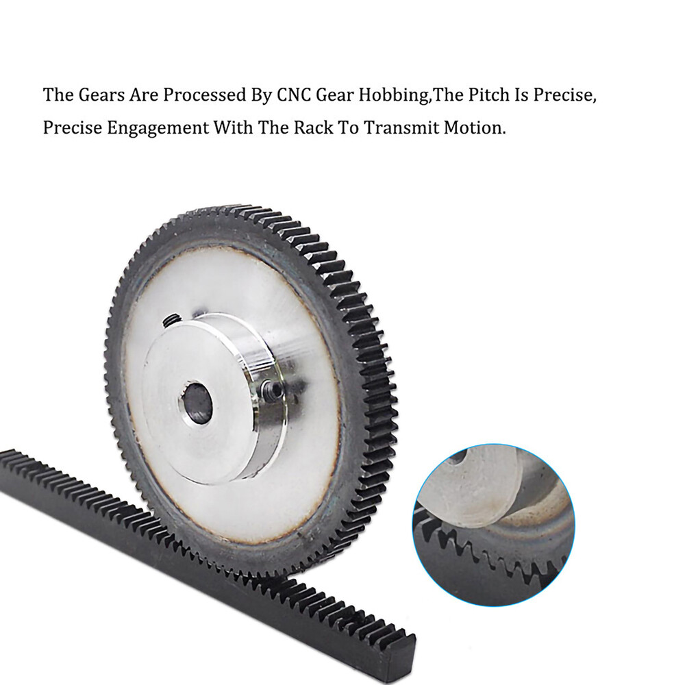 Pinion Gear with Step Motor Gear 1 Mod 45# Steel Spur Gear 10-150T Bore 4-25mm