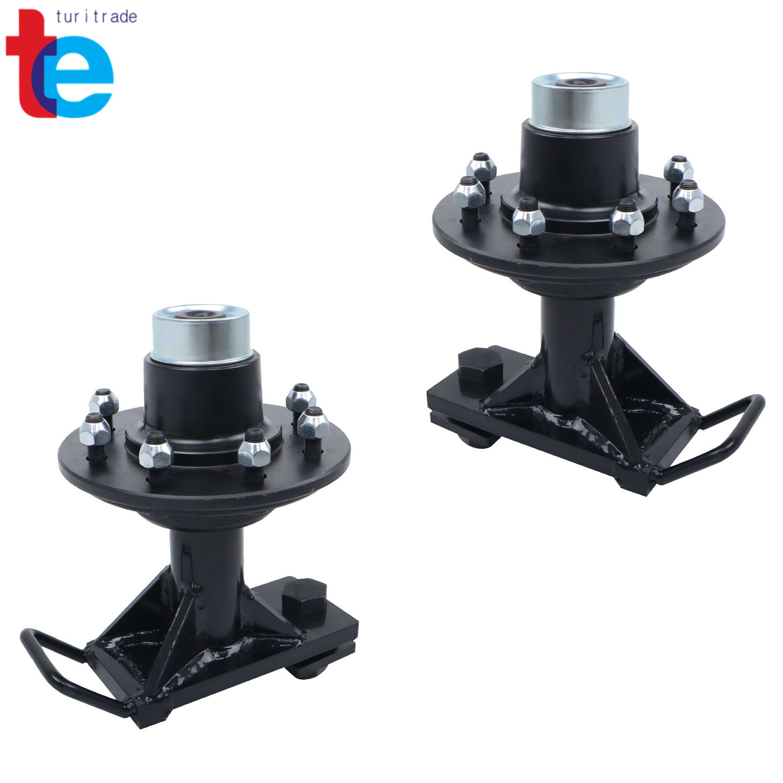 Bolt-On Spindle Kit Shipping Container Wheels with Handle 8×6.5 Lug