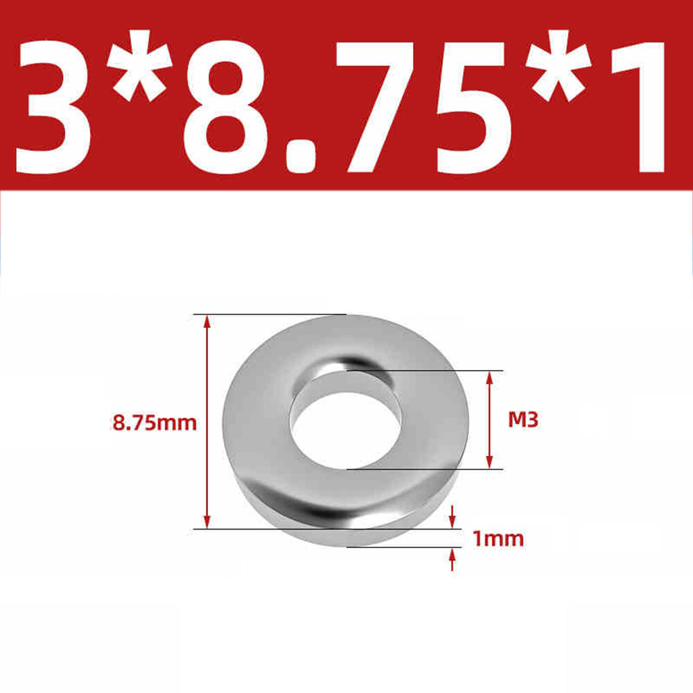 304/316 Stainless Steel Extra Thick Flat Washer DIN 7349 Metric M3 M5 M6 M8 M30