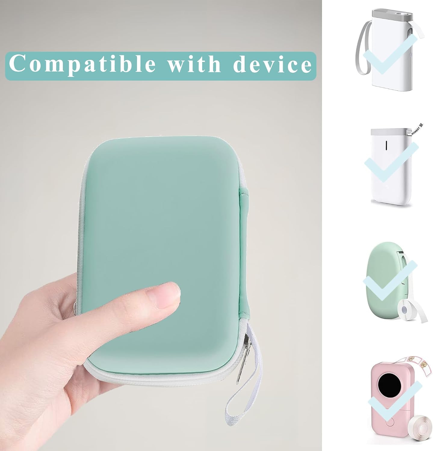 Label Maker Case Compatible with Phomemo D30 Niimbot D11 D110 SUPVAN E10 Label P