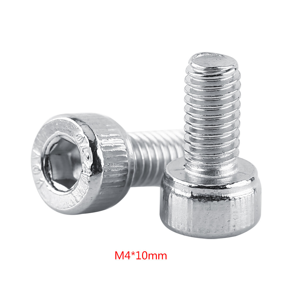 Hex Socket Cap Head Screws Assortment Set Stainless Steel (M4*10 50pcs)♡
