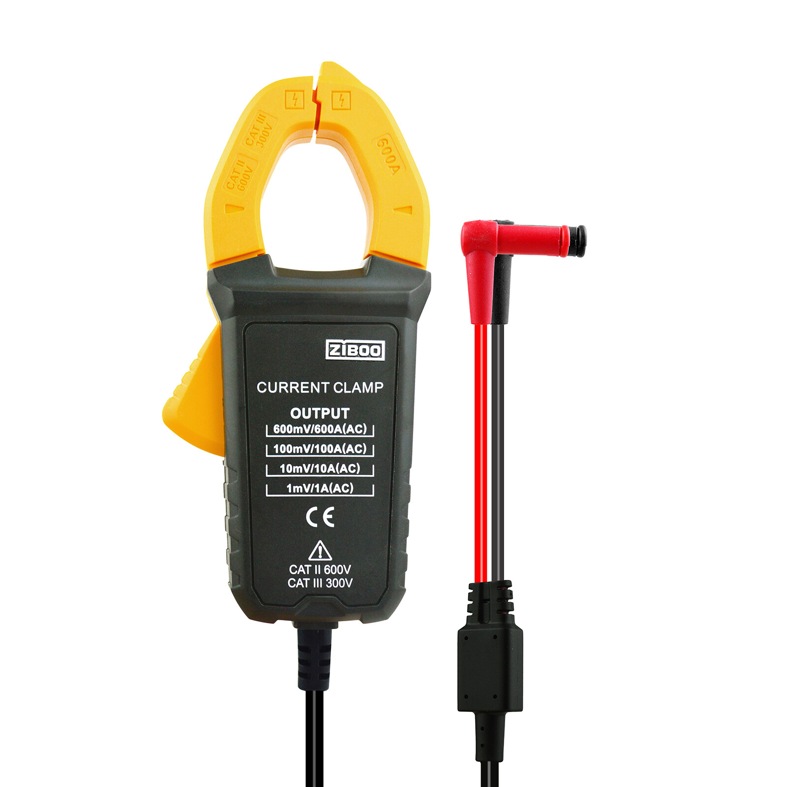 ZIBOO i600E 600Amp AC Current Clamp 4mm Banana Plug For i400E FROM US