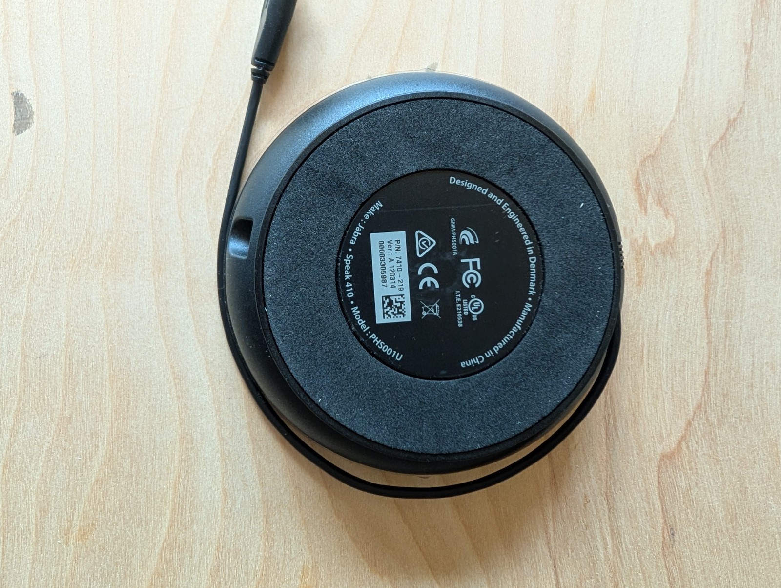 Jabra Speak 410 Portable USB Conference Speaker Phone 7410-209 PHS001U