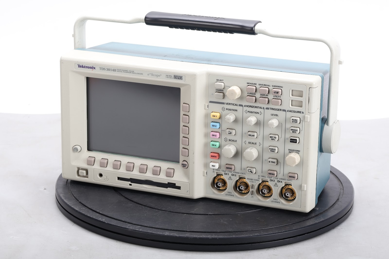 Tektronix TDS 3014B Four Channel Color Digital Phosphor Oscilloscope – AS IS