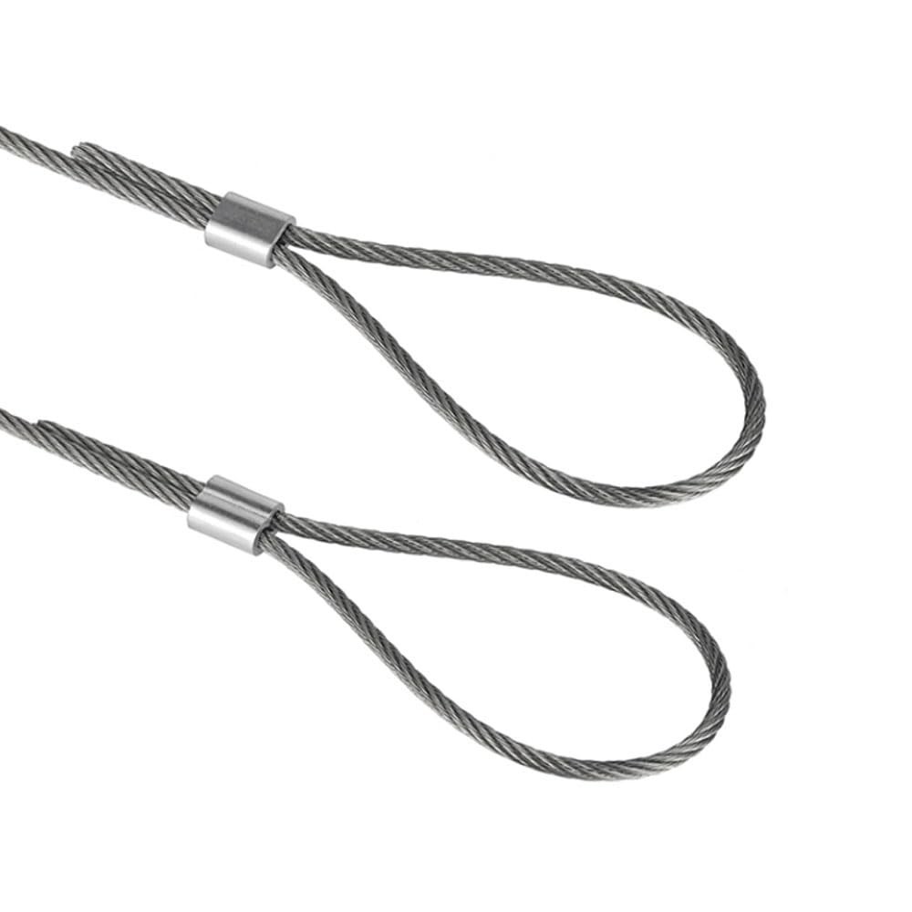 Zangboer 200 Pcs Aluminum Crimping Loop Sleeve 1/16 Inch Cable Crimp Ferrules
