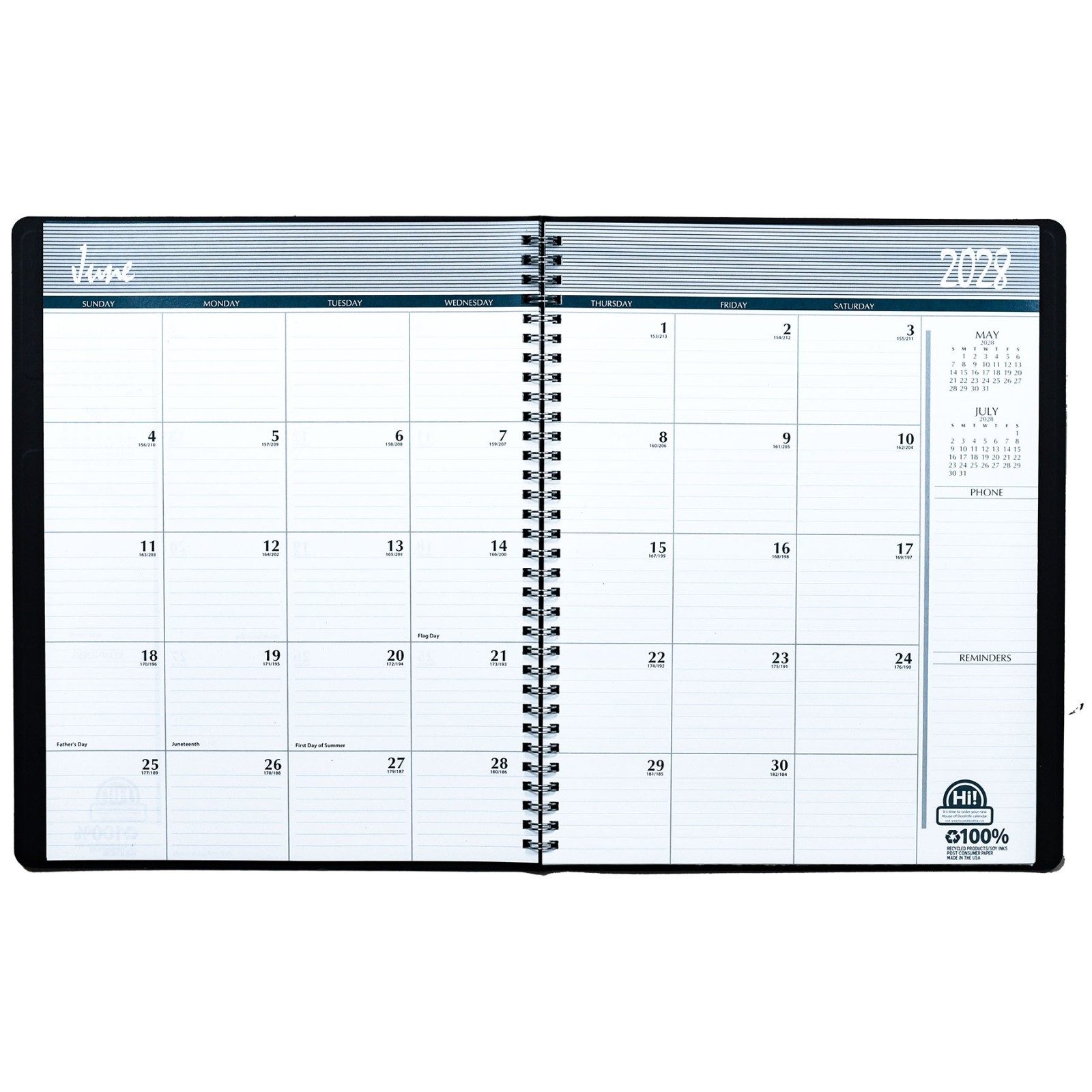 HOD2620502 2-Year Academic Monthly Planner, July 2026 through June 2028