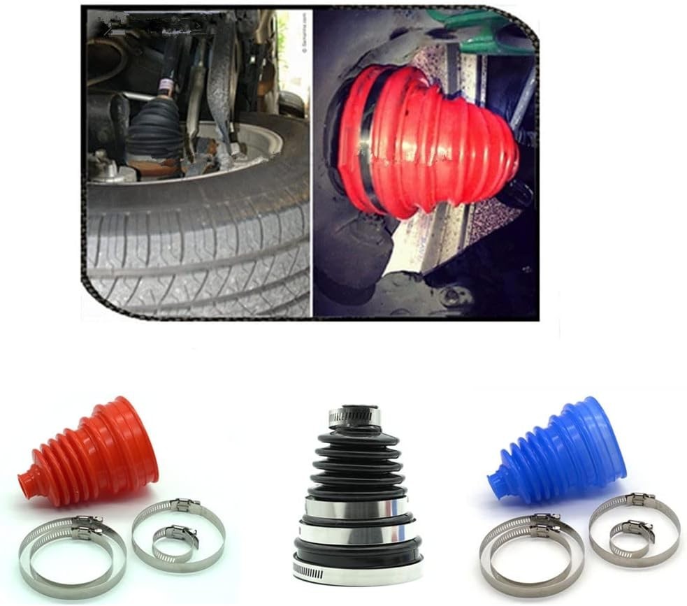 Universal Fit CV Joint Boots – Flexible Silicone for Quick Install, 2 Pack