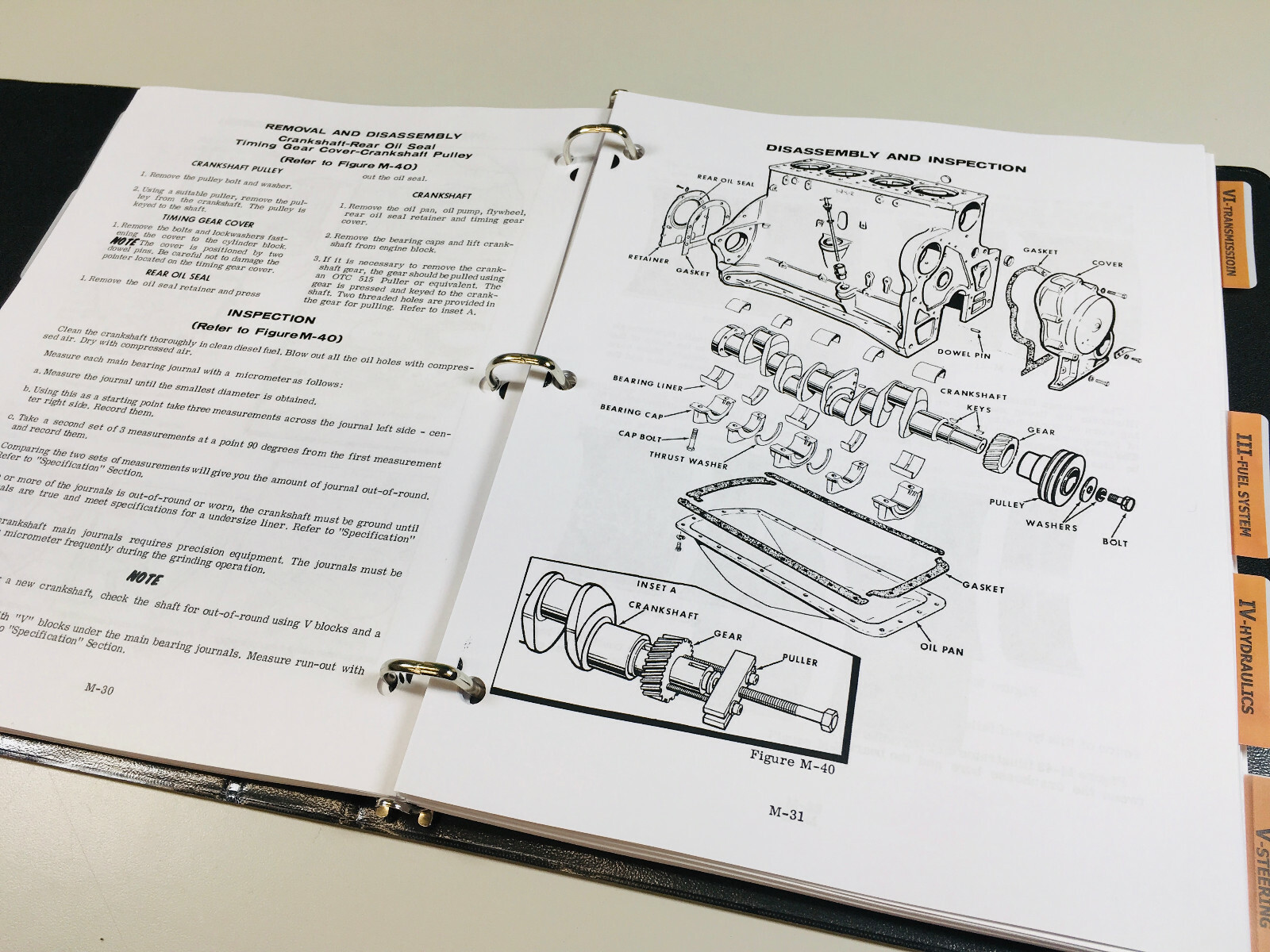 Case 1030 Series 1031 Gp Draft-O-Matic Tractor Service Manual Parts Catalog Set
