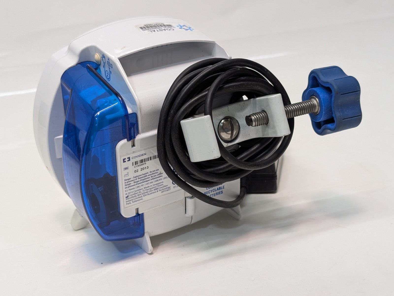 Covidien Kangaroo Joey Nutrition Feeding Pump with Pole Clamp and Power Adapter