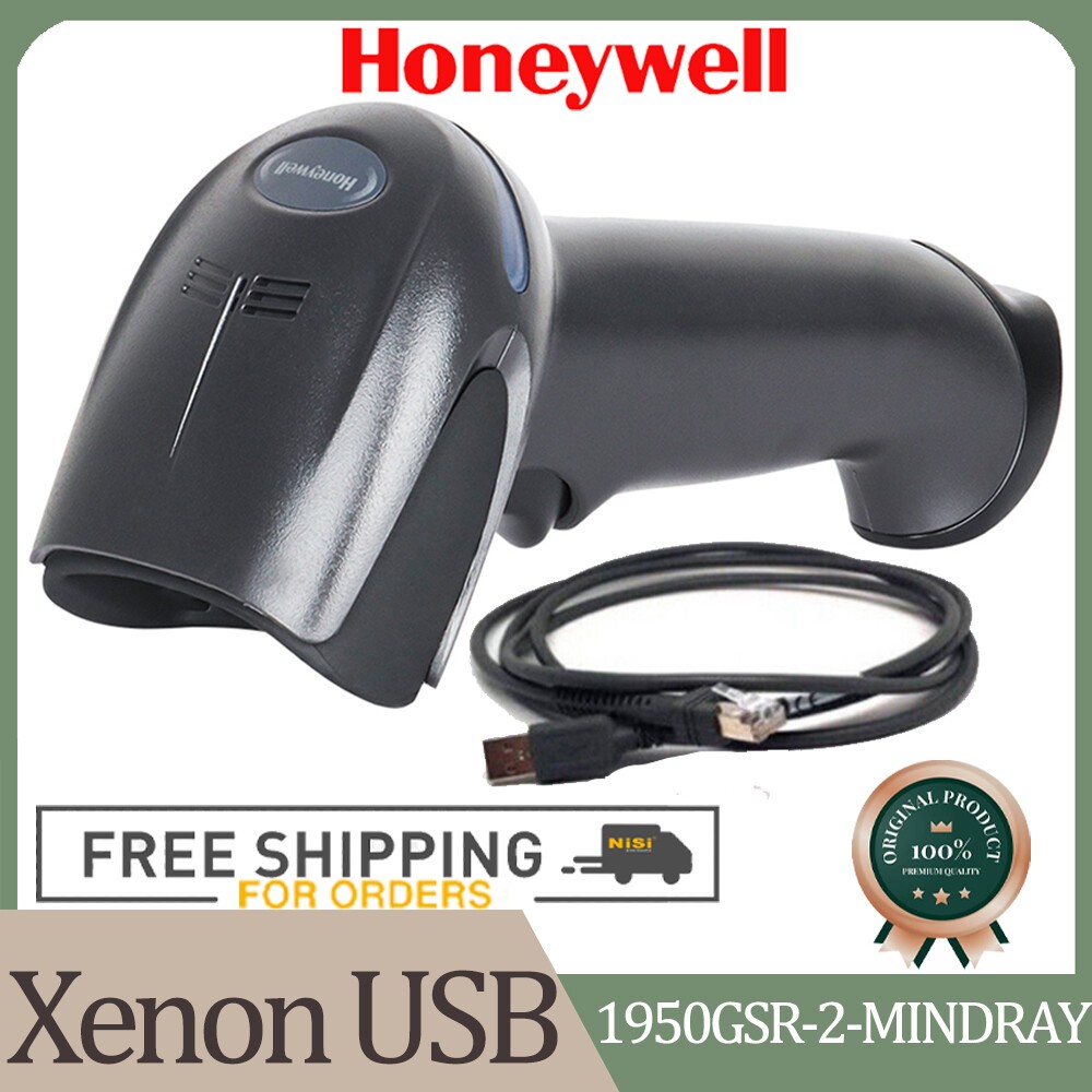 Honeywell Xenon XP 1950GSR-2 Corded Area-Imaging Barcode Scanner w/USB Cable
