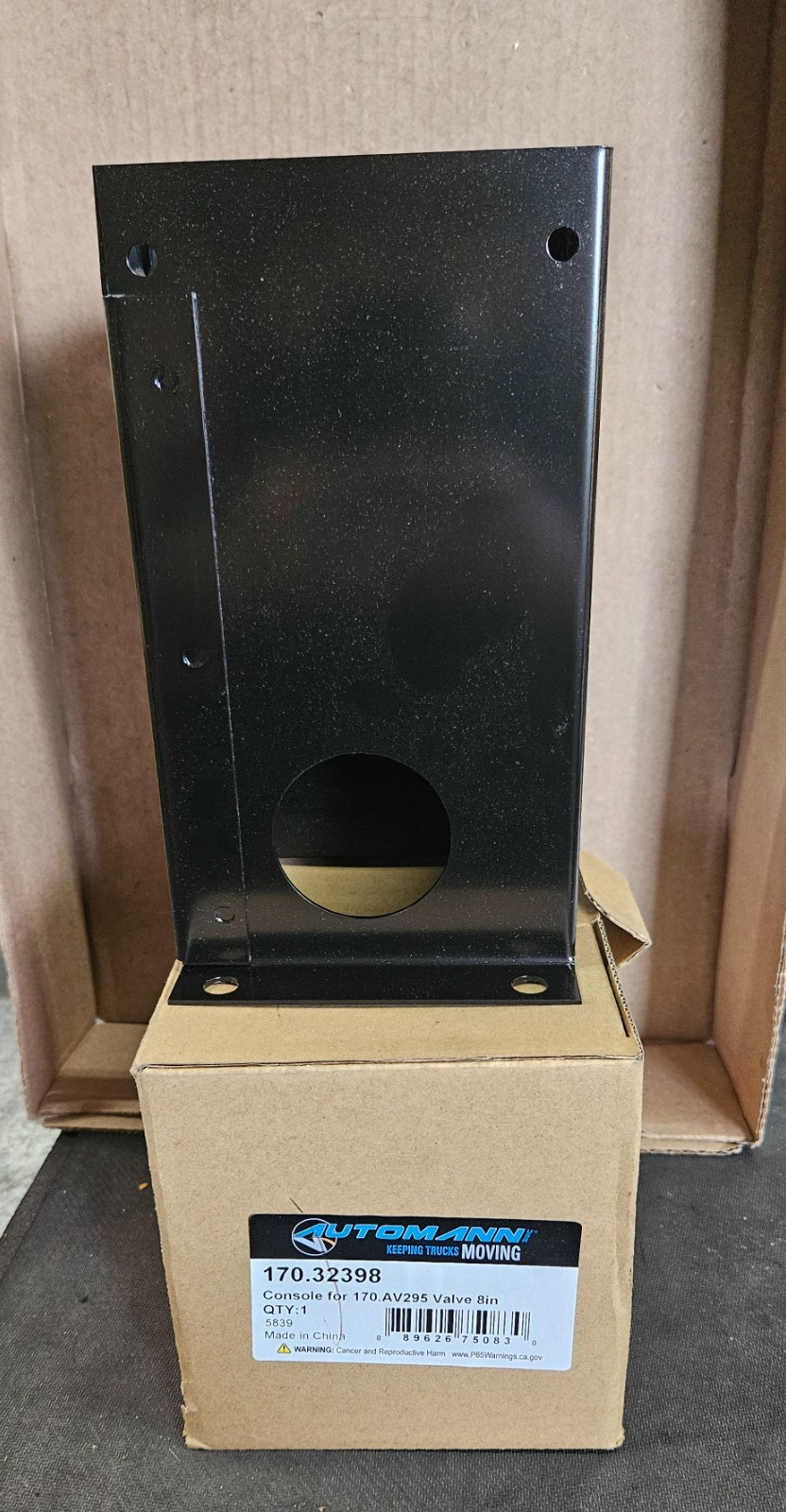 AUTOMANN 170.32398 Console for 170.AV295 Valve 8in (AUM)