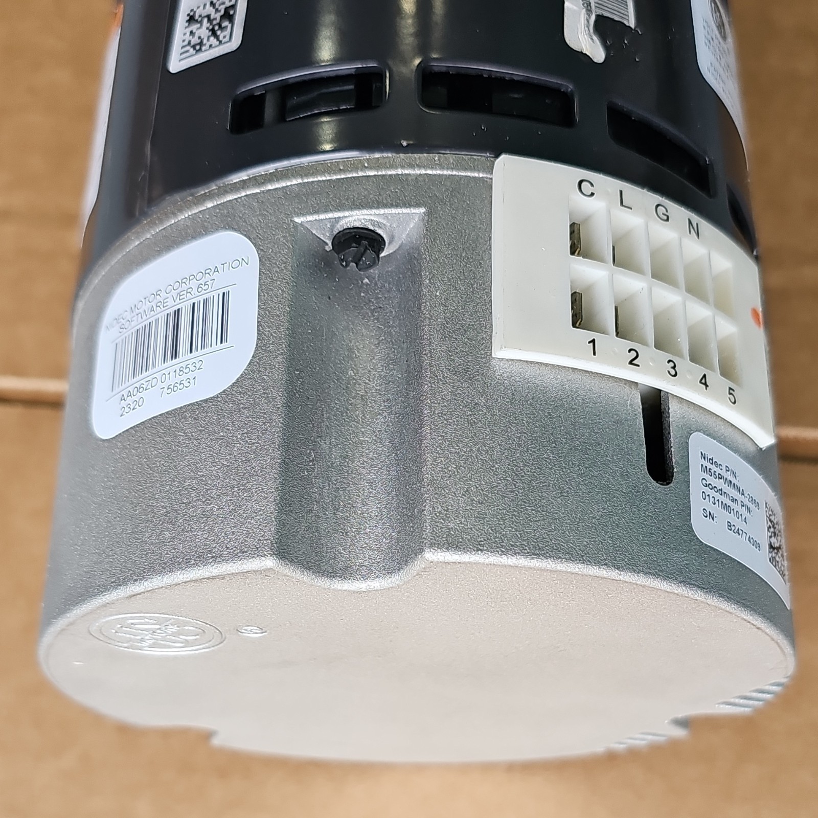 Nidec Blower Motor M55PWNNA-2869 0131M01014 208-230V 4.4A EPM