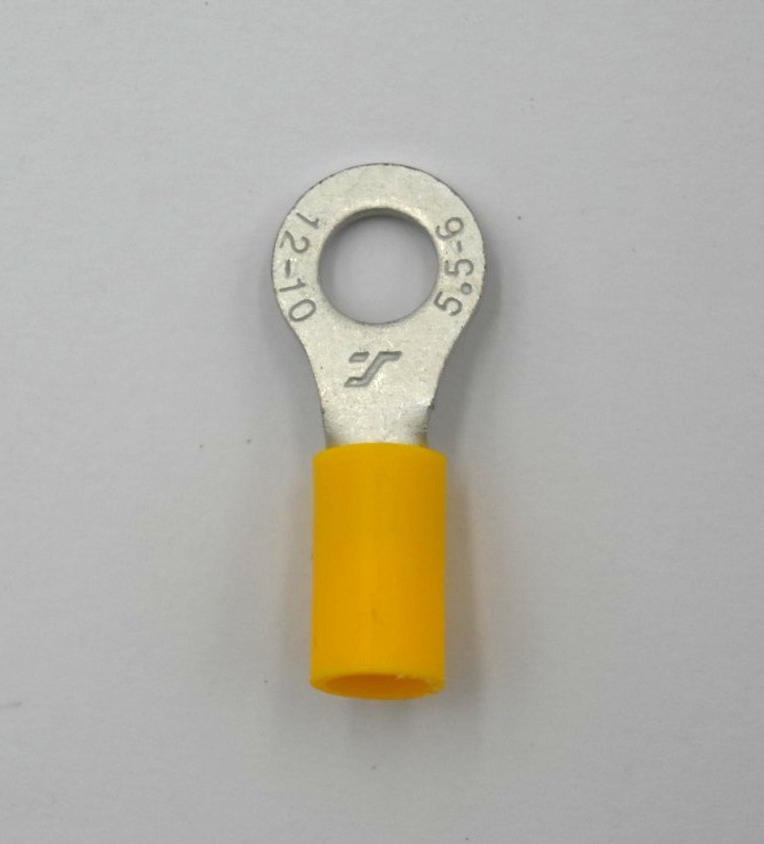 NSI R12-14V-P MINITERMS VINYL-INSULATED 12-10 AWG RING TERMINALS 1/4″ 40PCS
