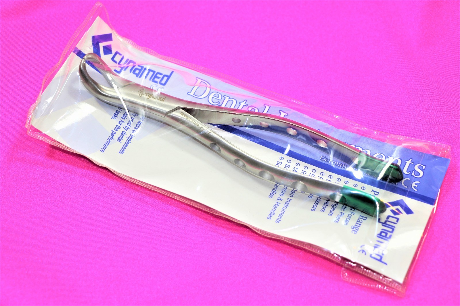 PREMIUM GERMAN AUTOCLAVABLE COW HORN LOWER MOLAR DENTAL EXTRACTING FORCEPS #23