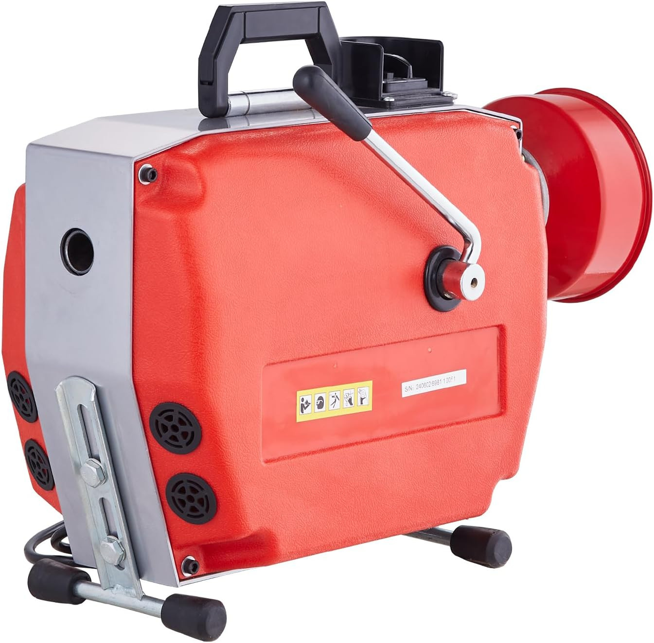 VEVOR 120FT X 7/8 Inch Drain Cleaner Machine, 420W Electric Sewer Snake Auger Ma