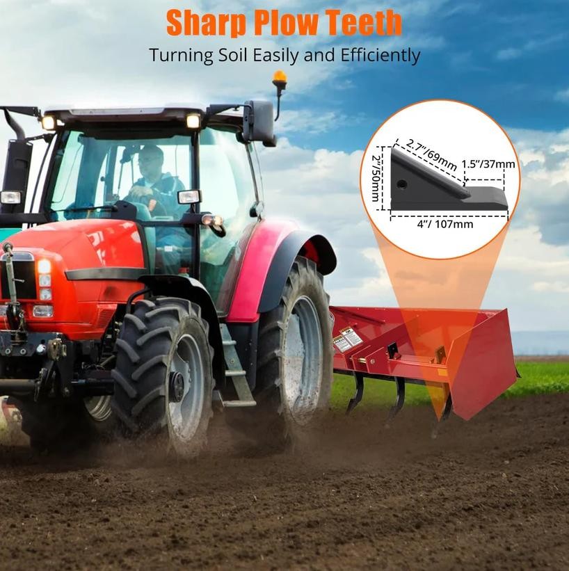 Garvee Box Blade Tractor 16″ Ripper Shanks Adjustable Steel Anti-Rust Tillage
