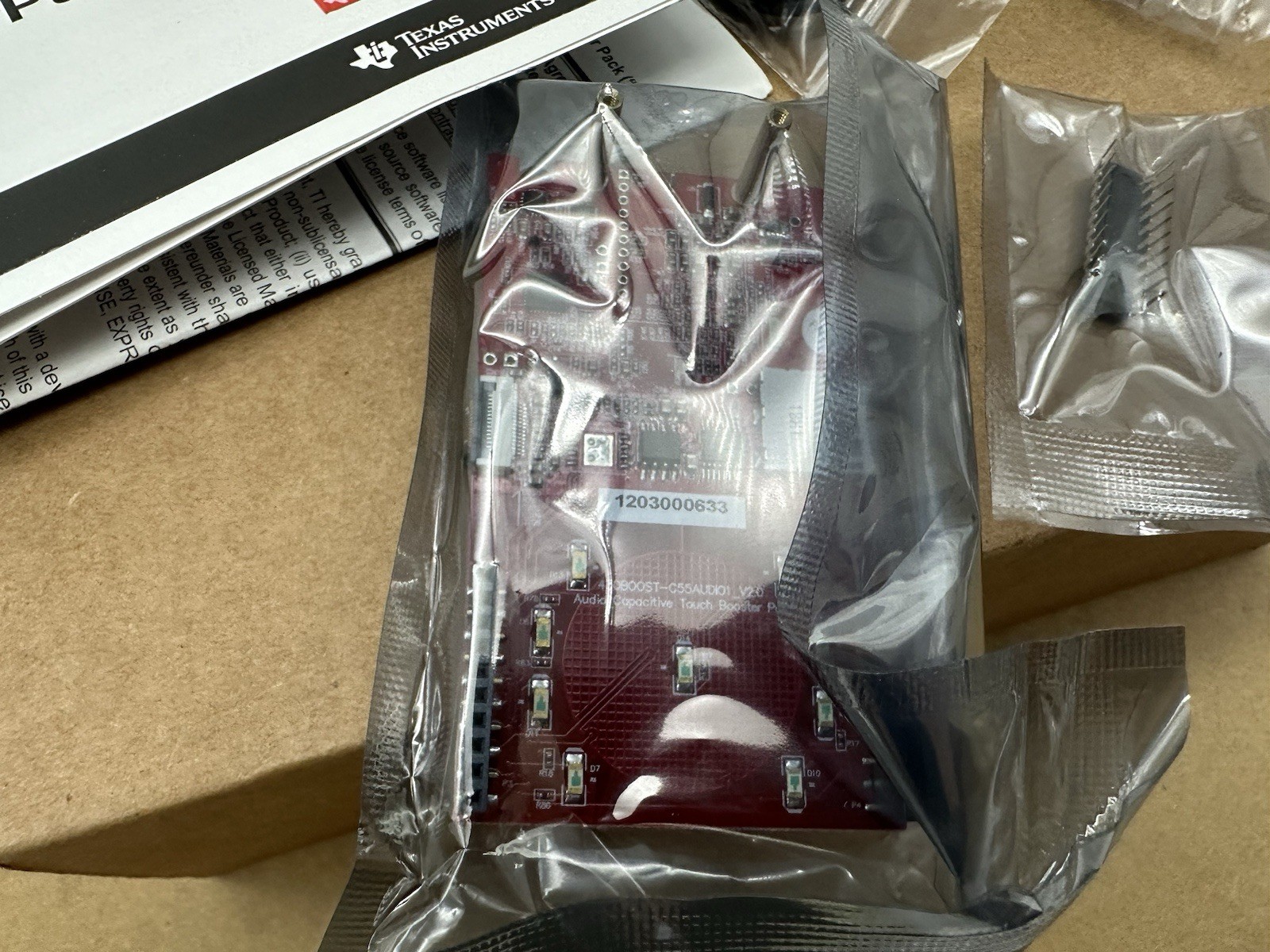 Ti C5000 Ultra Low Power DSP Audio Capacitive Touch Boosterpack Development Kit