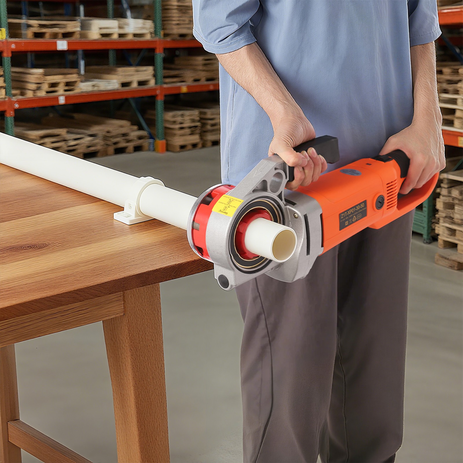 Electric Pipe Threader With 6 Dies 1/2″-2″ 2300W Handheld Pipe Threading Machine