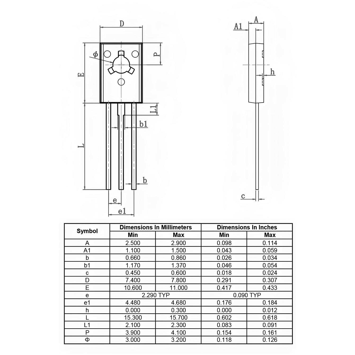 BD139 NPN Power Transistor Triode TO 126 Package 1.5A 80V 50pcs D Style: BD139