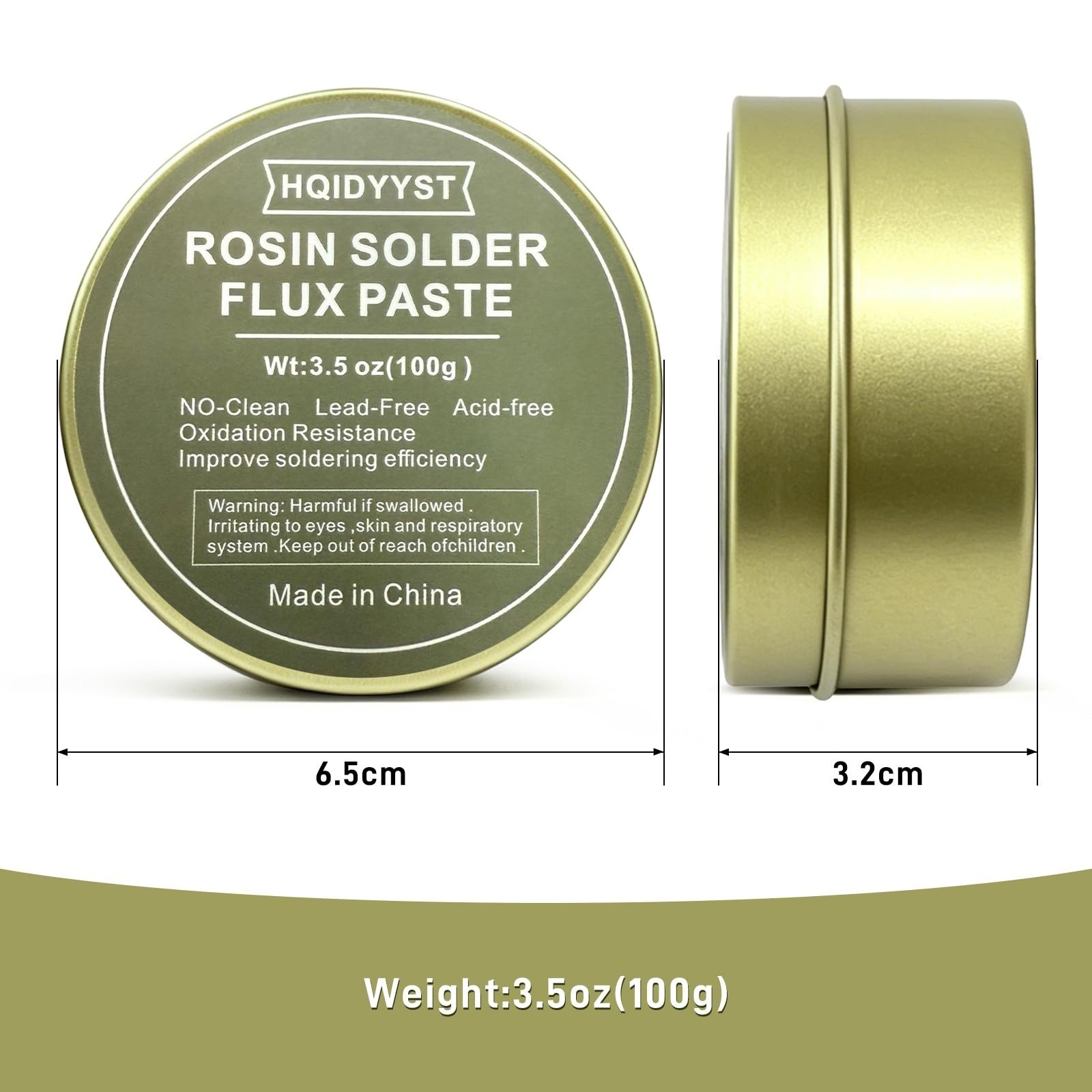 100g Rosin Soldering Flux Paste – Lead-Free & No-Clean for Electronics
