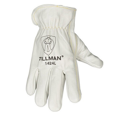 Tillman 1424 Top Grain Protective Cowhide Leather Drivers Safety Work Gloves